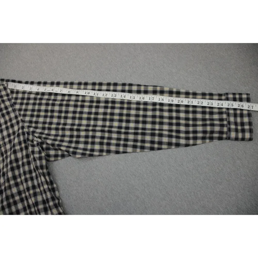 Banana Republic Shirt Mens XL Plaid 100% Cotton Classic Fit Button-Down